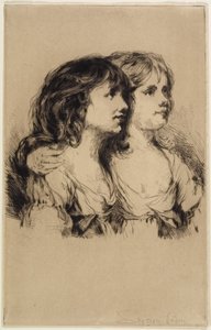 De Tweeling-Sarah en Anne Haden (Nr. 2), 1885