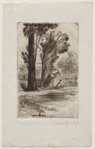 Pastorie in Sonning door Francis Seymour Haden