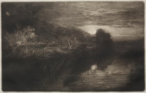 Winchelsea Kanaal door Francis Seymour Haden