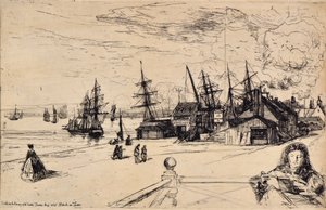 Yacht Tavern, Erith door Francis Seymour Haden