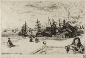 Yacht Tavern, Erith door Francis Seymour Haden