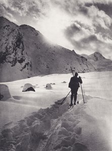 Oostelijke Alpen: Middag op de Roseg Gletsjer door Francis Sydney Smythe