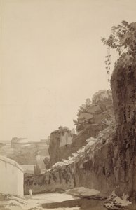 De Baden van Caracalla door Francis Towne