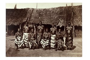 De Vrouwen van Koning George, Opobo, nabij Calabar, Nigeria, c.1870