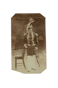 Koning Jack van Turtle Cove, Gabon, ca. 1875 door Francis W. Joaque