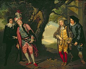 Het duel, uit Act 3, scène 4 van 
