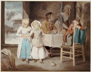 De Huisroodborst, 1794 door Francis Wheatley