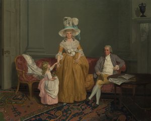 De familie Saithwaite door Francis Wheatley