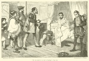 Hij werd in zijn bed in Reading gegrepen door Francis Wilfred Lawson