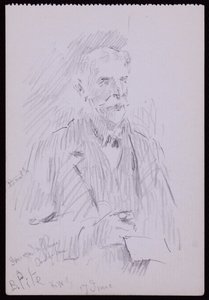 Portret van A Beresford Pite door Francis Wilfred Lawson