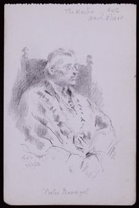 Portret van Basil Oliver door Francis Wilfred Lawson