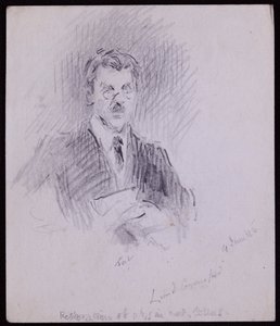 Portret van de Graaf van Crawford & Balcarres door Francis Wilfred Lawson