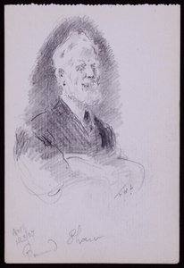 Portret van George Bernard Shaw