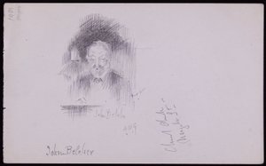 Portret van John Belcher door Francis Wilfred Lawson
