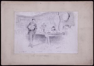 Portret van Karl Krall door Francis Wilfred Lawson
