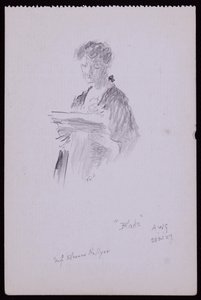 Portret van Miss Eleanor Hellyer