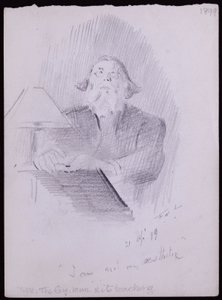 Portret van North ? door Francis Wilfred Lawson