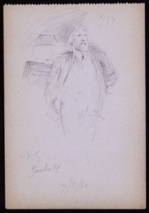 Portret van Percival Gaskell door Francis Wilfred Lawson