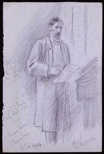 Portret van Philip Norman door Francis Wilfred Lawson