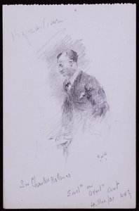 Portret van Sir Charles Holmes door Francis Wilfred Lawson