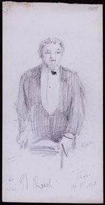 Portret van Sir Edward Reid door Francis Wilfred Lawson