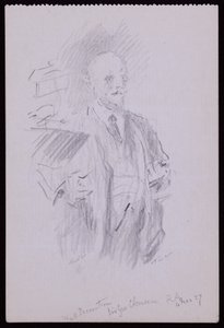 Portret van Sir George Clausen