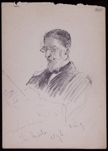 Portret van TG Jackson door Francis Wilfred Lawson