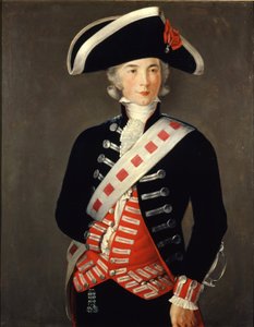 Manuel Godoy, jonge Guardia de Corps door Francisco Folch de Cardona