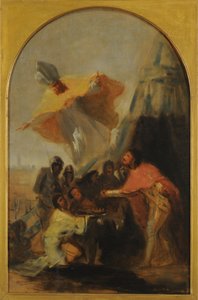 Verschijning van Sint Isidorus aan koning Ferdinand de Heilige voor de muren van Sevilla door Francisco de Goya