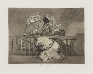 Así sucedió. (Zo Gebeurde Het.), pl. 47 uit de serie Los desastres de la guerra (De Rampen van de Oorlog) door Francisco de Goya