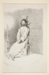 El agorratado (De gewurgde man) door Francisco de Goya