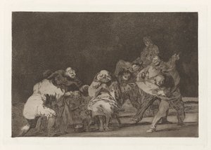La lealtad (Loyaliteit), ook bekend als El que no te ama, burlando te difama (Hij die je niet mag, zal je belachelijk maken in een grap), uit de serie Los disparates (Los proverbios)