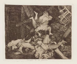 Los desastres de la guerra door Francisco de Goya
