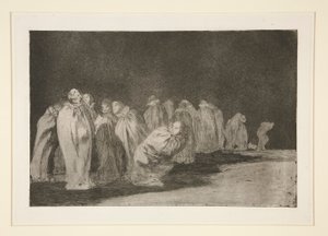 Los ensacados (Mannen in zakken), pl. 8 uit de serie Los proverbios