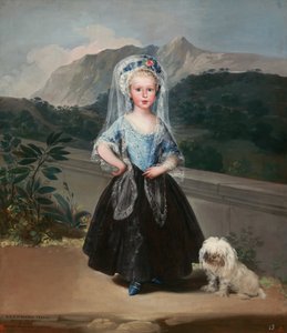 María Teresa de Borbón y Vallabriga, later Gravin van Chinchón door Francisco de Goya