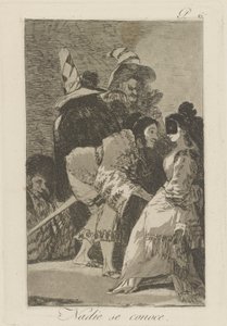 Nadie se conoce, pl. 6 uit de serie Los caprichos