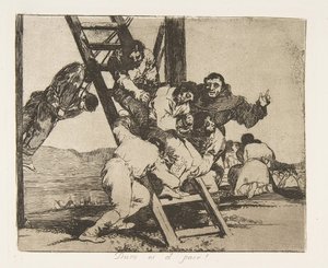 Plaat 14 uit De Rampen van de Oorlog Los Desastres de la Guerra: Het is..., 1810 gepubliceerd 1863 door Francisco de Goya
