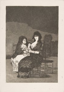 Plaat 15 uit Los Caprichos: Mooie Adviezen Bellos consejos, 1799
