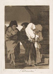 Plaat 22 uit Los Caprichos: Arme meisjes! Pobrecitas!
