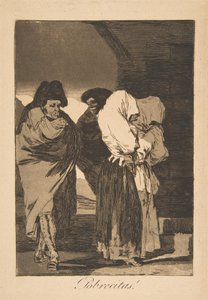 Plaat 22 uit Los Caprichos: Arme meisjes! Probrecitas!, 1799, postume druk