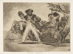 Plaat 31 uit De Rampen van de Oorlog: Dat..., 1810 gepubliceerd 1863