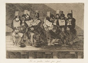 Los Desastres de La Guerra: Een C..., 1810 gepubliceerd 1863 door Francisco de Goya