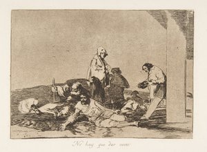 Plaat 58 uit De Rampen van de Oorlog Los Desastres de la Guerra: Het..., 1811-12 gepubliceerd 1863 door Francisco de Goya