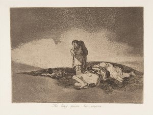 Plaat 60 uit De Rampen van de Oorlog Los Desastres de la Guerra: Th..., 1811-12 gepubliceerd 1863