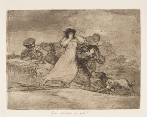 Plaat 65 uit De rampen van de oorlog, na 1814-15 gepubliceerd 1863 door Francisco de Goya