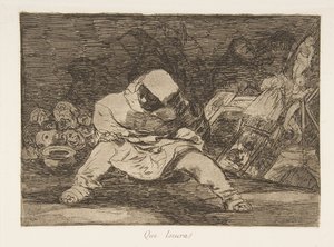 Plaat 68 uit De rampen van de oorlog Los Desastres de la Guerra..., na 1814-15 gepubliceerd 1863 door Francisco de Goya