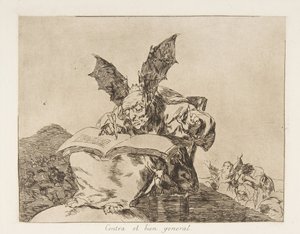 Plaat 71 uit De Rampen van de Oorlog, na 1814-15 gepubliceerd 1863 door Francisco de Goya