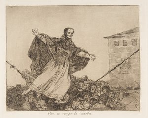 Plaat 77 uit De rampen van de oorlog Los Desastres de la Guerra..., na 1814-15 gepubliceerd 1863
