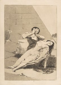 Plaat 9 uit Los Caprichos: Tantalus Tantalo., 1799 door Francisco de Goya
