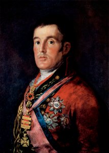 Portret van veldmaarschalk Arthur Wellesley, 1e hertog van Wellington, circa 1814